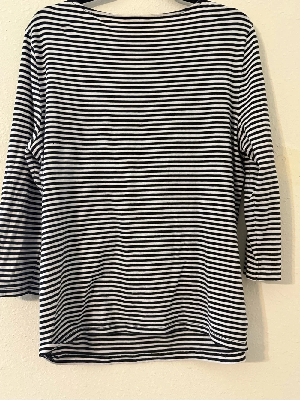Michael Kors Blue & White Striped Top (XL) with Denim Skirt Combo (14)